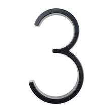 Load image into Gallery viewer, Floating House Numbers - Black 125mm - Floating House Numbers