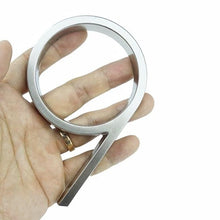 Load image into Gallery viewer, Floating House Numbers - Silver 125mm - Floating House Numbers