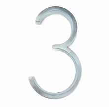 Load image into Gallery viewer, Floating House Numbers - Silver 125mm - Floating House Numbers