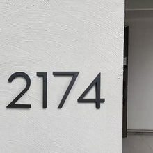 Load image into Gallery viewer, Floating House Numbers - Black 155mm - Floating House Numbers