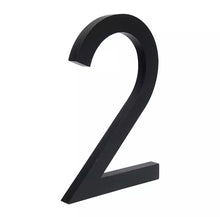 Load image into Gallery viewer, Floating House Numbers - Black 155mm - Floating House Numbers