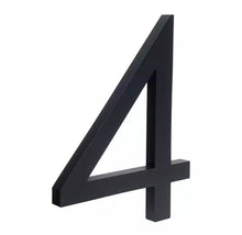 Load image into Gallery viewer, Floating House Numbers - Black 155mm - Floating House Numbers