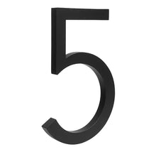 Load image into Gallery viewer, Floating House Numbers - Black 155mm - Floating House Numbers