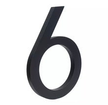 Load image into Gallery viewer, Floating House Numbers - Black 155mm - Floating House Numbers