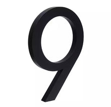 Load image into Gallery viewer, Floating House Numbers - Black 155mm - Floating House Numbers